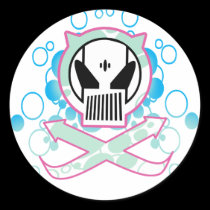 Graffiti Tech Skull stickers