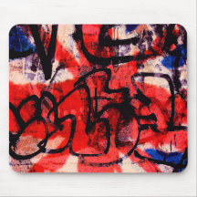 Graffiti Union Jack Mouse Mats