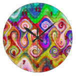 Graffiti Wall Clock