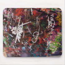Graffiti Wall mousepads by HeyItsTonza Graffiti Wall mousepads