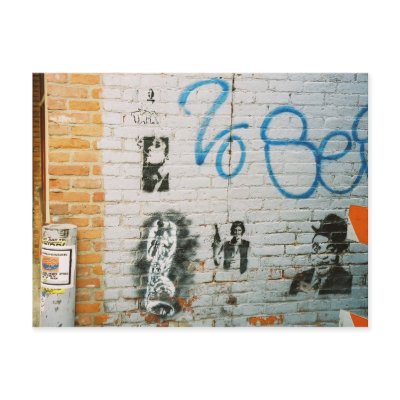 Graffiti Wall Postkarten von kmk101773