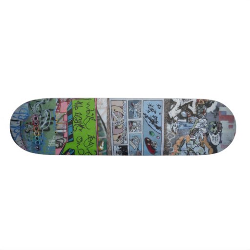 Graffiti Wall (St. Louis, Mo) Skateboard Zazzle