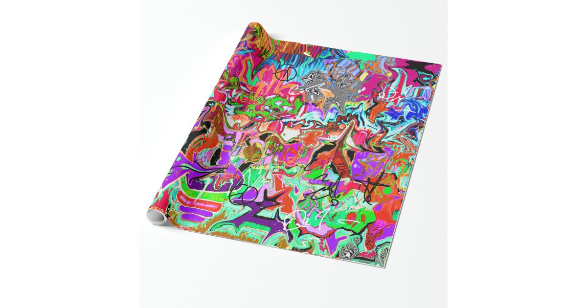 Graffiti Wrapping Paper Zazzle