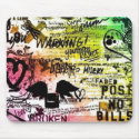 graffitti mouse pad mousepads