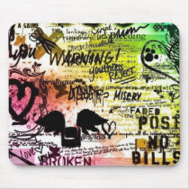 graffitti mouse pad mousepads by PARTLYinLUV graffitti mouse pad mousepads