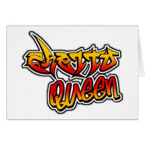 Graffitti Style Ghetto Queen cards