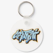 graffti key chain keychains