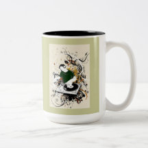 gráfico de vector libre de DJ Taza De Café