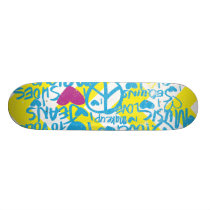 Grafitti Aqua-Purple skateboards