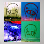Grafitti Characters Canvas posters