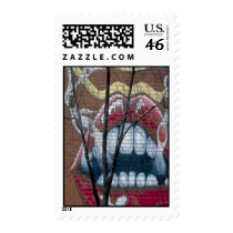 Grafitti Mouth postage by zzzeeepsdesigns Grafitti Mouth postage