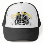 Grafitti Paint Splatter Royal Lion and Birds hats