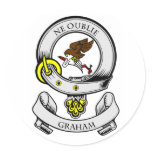 GRAHAM Coat of Arms Round Sticker