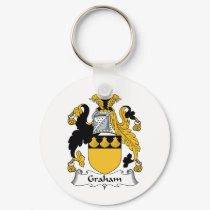 Graham Family Crest keychains by coatsofarms Graham Family Crest keychains