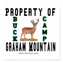 Graham Mountain Buck Camp Exclusive Poster posters