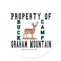 Graham Mountain Buck Camp Exclusive Stickers