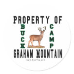 Graham Mountain Buck Camp Exclusive Stickers