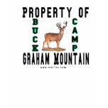 Graham Mountain Buck Camp Ladies T-Shirts