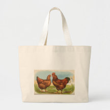 Graham - Rhode Island Red Chickens Tote Bags