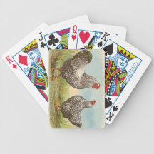 Graham - Silver Laced Wyandottes Playing Cards