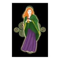 Grail Maiden Celtic Art Prints by Beltain Grail Maiden Celtic Art Prints