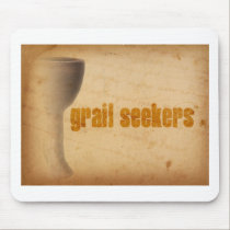 Grail Seekers Mouse Pad mousepads by Grailseekers Grail Seekers Mouse Pad mousepads