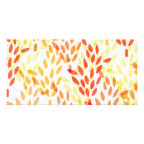 grain and wheat harvest pattern photo cards