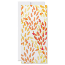 grain and wheat harvest pattern custom rack cards