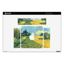 Grain fields on the hills of Argenteuil by Sisley Mac Mini Skins