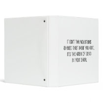 "Grain of sand" quote design Binders