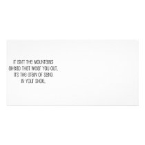 "Grain of sand" quote design Photo Cards