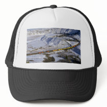 Grain train, Alberta, Canada Winter Mesh Hat