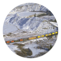 Grain train, Alberta, Canada Winter Stickers