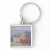 Grainstacks at the end of the Summer Key Chains