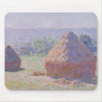 Grainstacks at the end of the Summer Mousepads