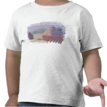 Grainstacks at the end of the Summer Tshirts