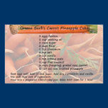 Grama Barb's Carrot Pineapple Cake Sticker