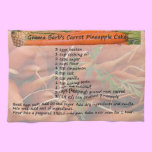 GramaBarb's Carrot Cake Kitchen Towel kitchen towels
