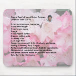 GramaBarb's Peanut Butter Cookie Recipe mouse pad mousepads