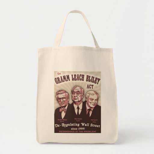Gramm Leach Bliley Act Canvas Bags