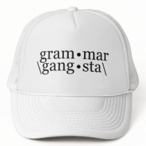 Grammar Gangsta hats by BoogieMonst Grammar Gangsta hats