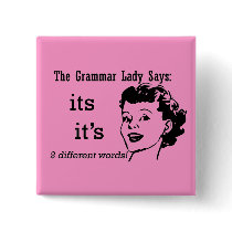 Grammar It's and Its Buttons