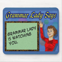 Grammar Lady Mousepad
