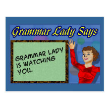 Grammar Lady Postcards