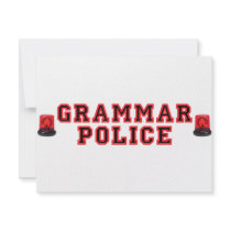 Grammar Police Announcements