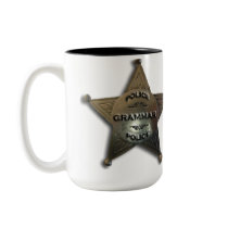 Grammar police vintage badge mugs by MrsEvilGenius Grammar police vintage badge mugs