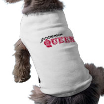 Grammar Queen Dog T Shirt