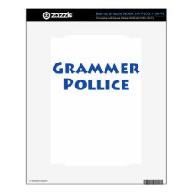 Grammer Pollice! Decal For NOOK