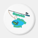 Grammie's Fishing Buddy Refrigerator Magnets