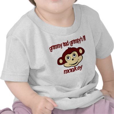 Grammy and Grampy's lil monkey T-shirt